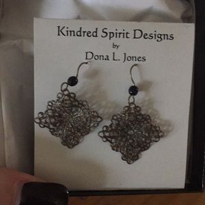Handmade copper earrings